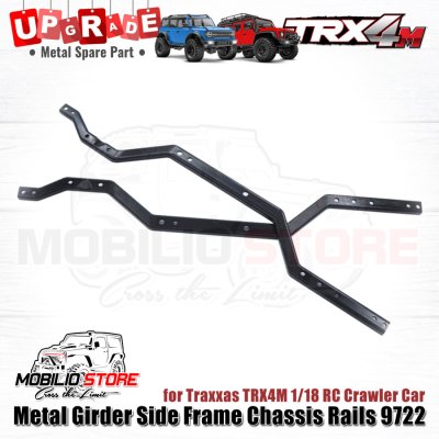 Upgrade Part Metal Girder Side Frame Chassis Rails for Traxxas TRX4M