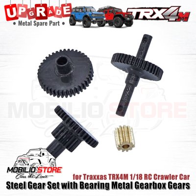 Upgrade Part - Metal Steel Transmission Gear Set for RC Traxxas TRX4M