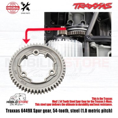 Traxxas #6449X Spur Gear 54 Tooth 1.0 Metric Pitch for X-Maxx