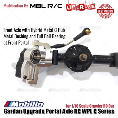 Gardan Upgrade Portal Axle WPL 116 Scale Crawler RC Car C14 C24 C24-1 C34 C44 C54