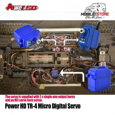 Power HD TR-4 Micro Servo Waterproof High Voltage for Traxxas TRX-4