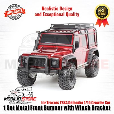 Upgrade Part Metal Front Bumper for Traxxas TRX4 Defender 1/10 Crawler