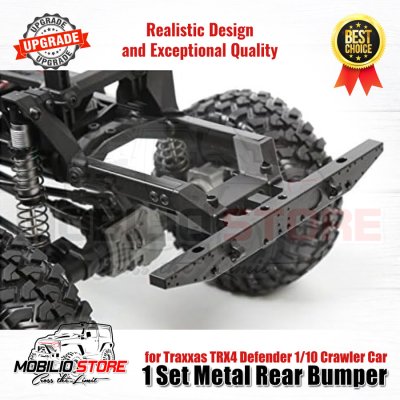 Upgrade Part 1 Set Metal Rear Bumper for Traxxas TRX4 Defender Crawler