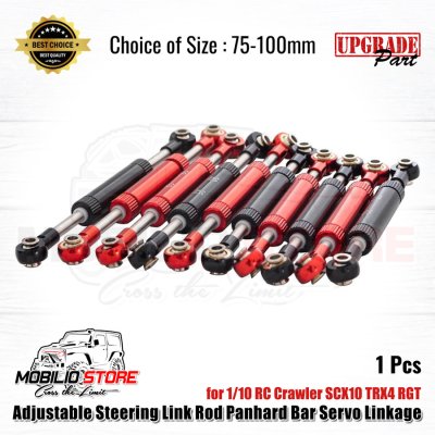 Adjustable Steering Link Rod Panhard Servo Linkage for 1/10 RC Crawler