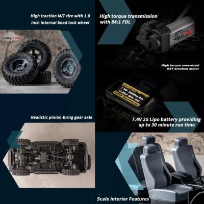 FMS 1:18 FCX18 LC80 Toyota Land Cruiser 80 RTR FMS 1:18 FCX18 LC80 Toyota Land Cruiser 80 RTR