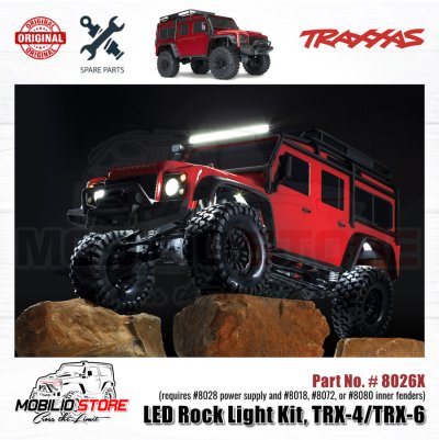 Traxxas Part #8026X LED Rock Light Kit TRX4 TRX6 Genuine RC Crawler