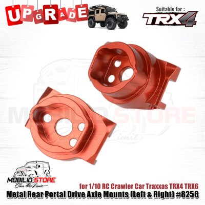 Upgrade Part Metal Rear Portal Drive Axle Mounts 8256 for Traxxas TRX4