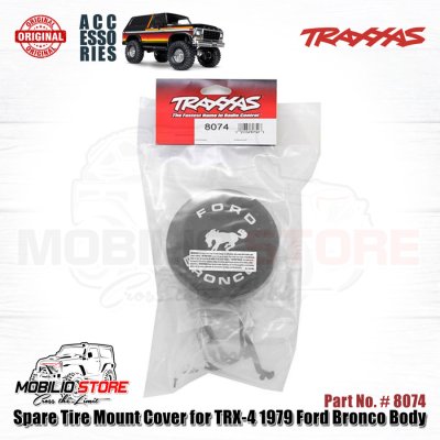 Traxxas Part #8074 Spare Tire Mount Cover TRX-4 1979 Ford Bronco Body