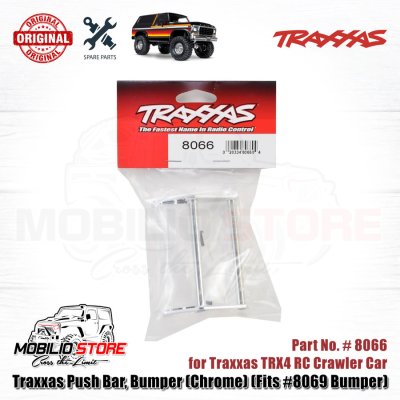 Traxxas Part #8066 Push Bar Bumper Chrome Fits #8069 Bumper TRX4 TRX-4