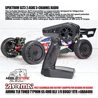 Arrma TLR Tuned TYPHON 18 4WD BLX Buggy RTR