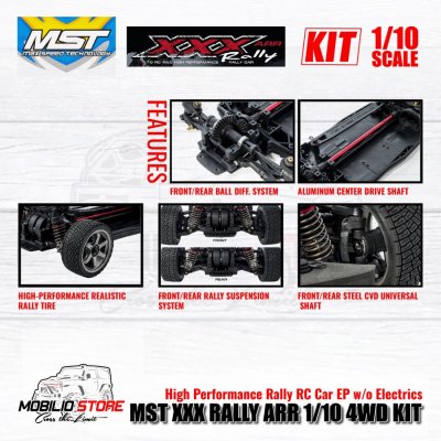 MST XXX Rally ARR 1/10 Scale 4WD Electric Car KIT