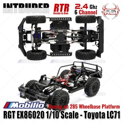 RGT EX86020 Intruder Toyota LC71 RTR 1/10 Scale 2.4GHz 4WD RC Rock Crawler Adventure