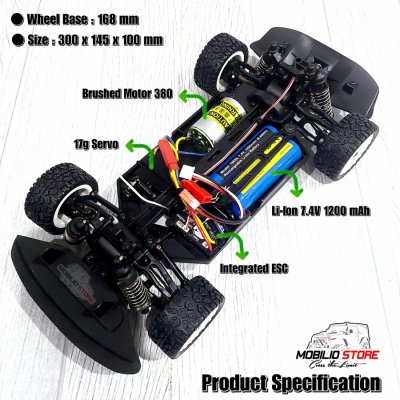 RC SG1604 Gorilla 4WD 1/16 Racing Drift Rally Touring Car 2.4 GHz RTR