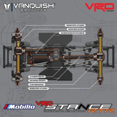 Vanquish VRD Stance 1/10 Scale RTR Competition Offroad Vehicle RC Rock Crawler Adventure