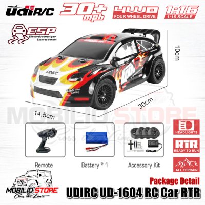 UDIR/C UD-1604 4WD 1/16 Racing Drift Rally Touring RC Car 2.4 GHz RTR