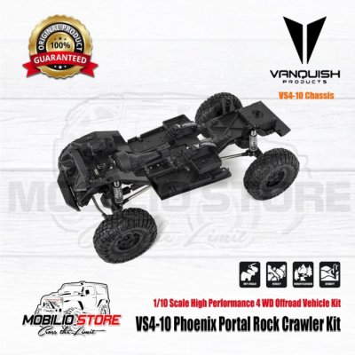 Vanquish 1/10 VS4-10 4WD Rock Crawler KIT W/ Phoenix Portal Clear Body