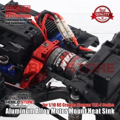 Aluminum Alloy Motor Mount Heat Sink for 1/10 RC Crawler Traxxas TRX-4