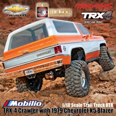 Traxxas TRX-4 1979 Chevrolet K5 Blazer 4X4 1/10 Scale Trail Truck TRX4 RC Crawler Adventure