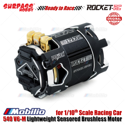 Surpass Hobby Rocket-RC 540 V6-M Lightweight Sensored Brushless Motor Roar Spec 13.5T for 1/10 Scale Racing Car Remote Control
