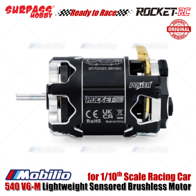 Surpass Hobby Rocket-RC 540 V6-M Lightweight Sensored Brushless Motor Roar Spec 13.5T for 1/10 Scale Racing Car Remote Control