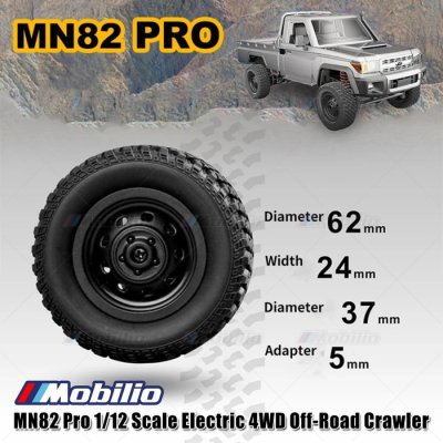 MN82 Pro Toyota Land Cruiser LC79 1/12 Scale Electric 4WD Off-Road Crawler