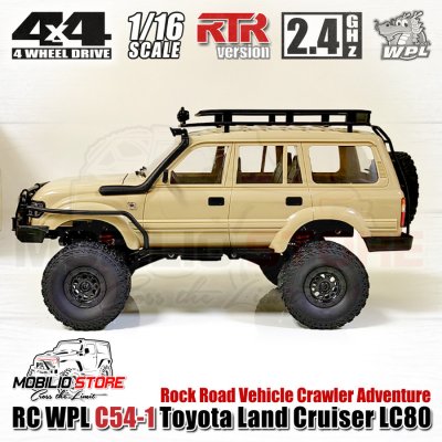 RC WPL C54-1 Toyota Land Cruiser LC80 RTR 1/16 Scale 4WD Crawler Propo