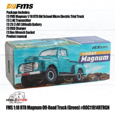 FMS Rochobby Magnum Off-Road Truck 1:18 RTR RC Crawler Car Adventure