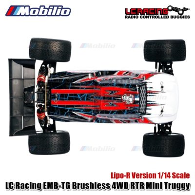 LC Racing EMB-TG Brushless 4WD Mini Truggy Lipo-R Version 1/14 Scale RTR