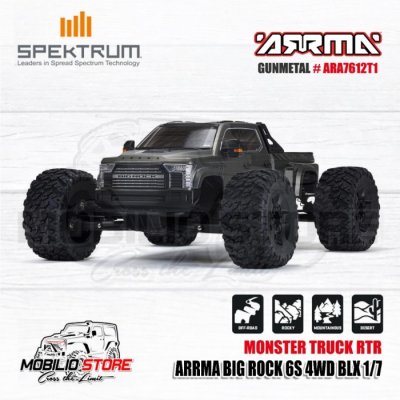 Arrma Big Rock 6S 4WD BLX 1/7 Monster Truck RTR Durability and Performance