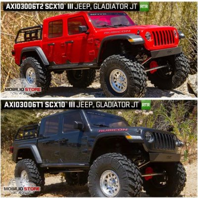 RC Axial SCX10 III Jeep Gladiator JT 1/10 Scale 4WD RTR Rubicon Portal