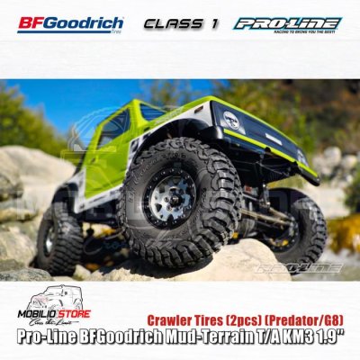 Pro-Line Class 1 BFGoodrich Mud-Terrain KM3 1.9" Tires 1/10 RC Car