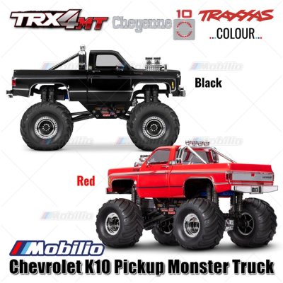 Traxxas TRX-4MT Chevrolet K10 Pickup Monster Truck Bigfoot 1/18 Scale 4X4 RTR Fully-Assembled Waterproof TRX4MT