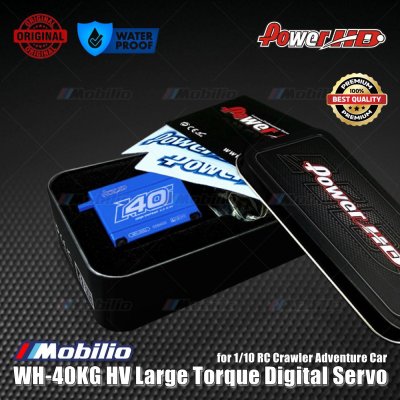 Power HD WH-40KG HV Large Torque Digital Servo Waterproof for 1/10 RC Crawler Adventure Car