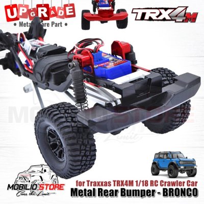 Upgrade Part Metal Front Rear Bumper Suitable for Bronco Traxxas TRX4M