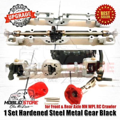 Upgrade Part - 1 Set Hardened Steel Metal Gear Black Rc WPL MN Cars