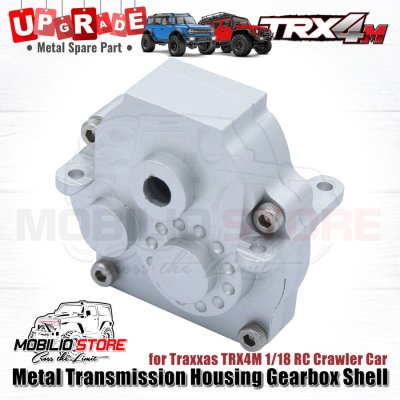 Upgrade Metal Transmission Housing Gearbox Shell for Traxxas TRX4M