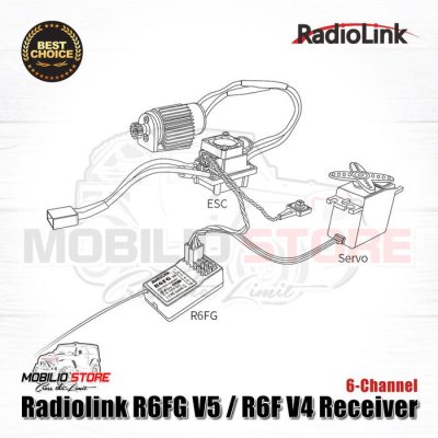 Radiolink R6FG - R6F Receiver for Transmitter RC6GS, RC4GS RC Crawler