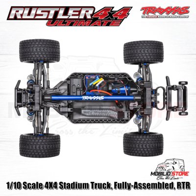 Traxxas Rustler 4X4 Ultimate 1/10 Scale 4X4 Stadium Truck VXL TQi RTR