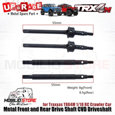 Upgrade Metal Front Rear Drive Shaft CVD Driveshaft for Traxxas TRX4M