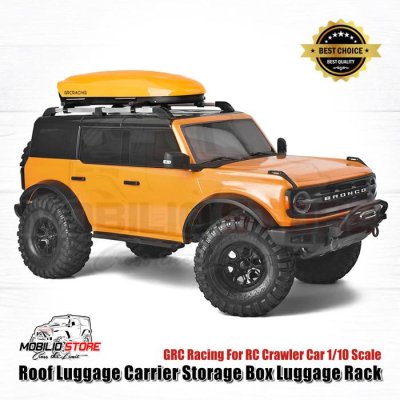 GRC Racing Roof Luggage Carrier Storage Box Luggage Rack RC Crawler