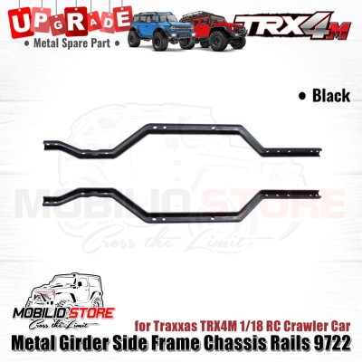 Upgrade Part Metal Girder Side Frame Chassis Rails for Traxxas TRX4M