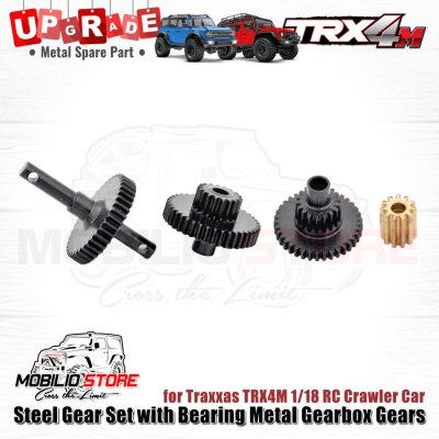 Upgrade Part - Metal Steel Transmission Gear Set for RC Traxxas TRX4M