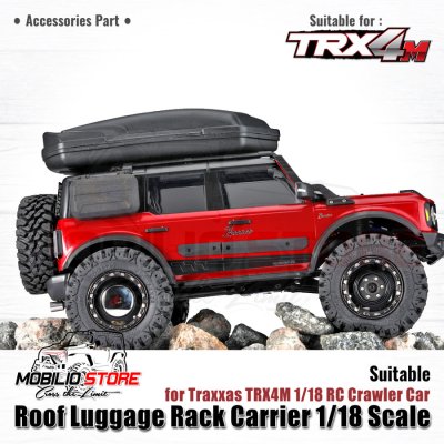 Accessories - Roof Luggage Rack Carrier 1/18 Scale for Traxxas TRX4M