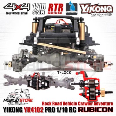 Yikong YK4102 Pro 1/10 RC Rock Road Vehicle Crawler Adventure RTR