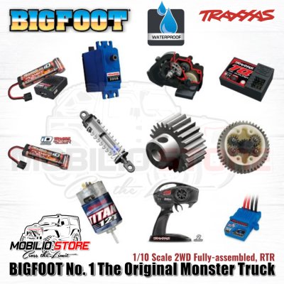 Traxxas BIGFOOT No 1 The Original Monster Truck 1/10 2WD RTR With LED