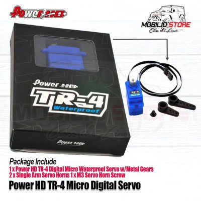 Power HD TR-4 Micro Servo Waterproof High Voltage for Traxxas TRX-4