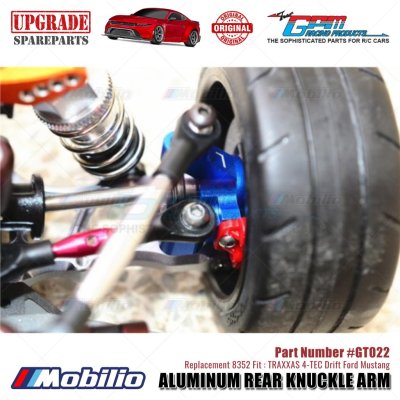 GPM Part #GT022 Aluminum Rear Knuckle Arm 2 Pcs Set for Traxxas 4-Tec 2.0, 4-Tec 3.0, 4-Tec Drift Ford Mustang
