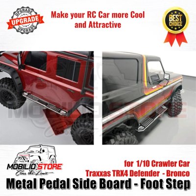 Metal Foot Step - Pedal Side Board for Traxxas TRX4 1/10 Crawler Car