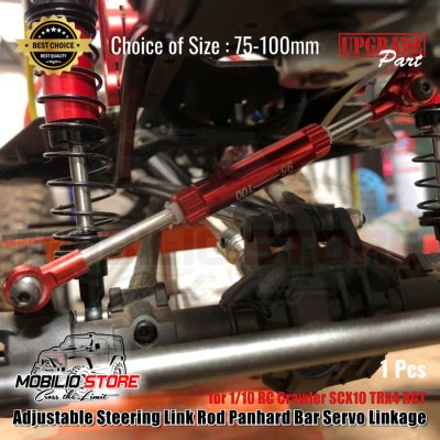 Adjustable Steering Link Rod Panhard Servo Linkage for 1/10 RC Crawler