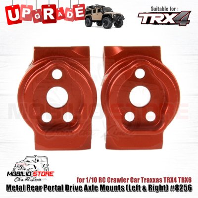 Upgrade Part Metal Rear Portal Drive Axle Mounts 8256 for Traxxas TRX4